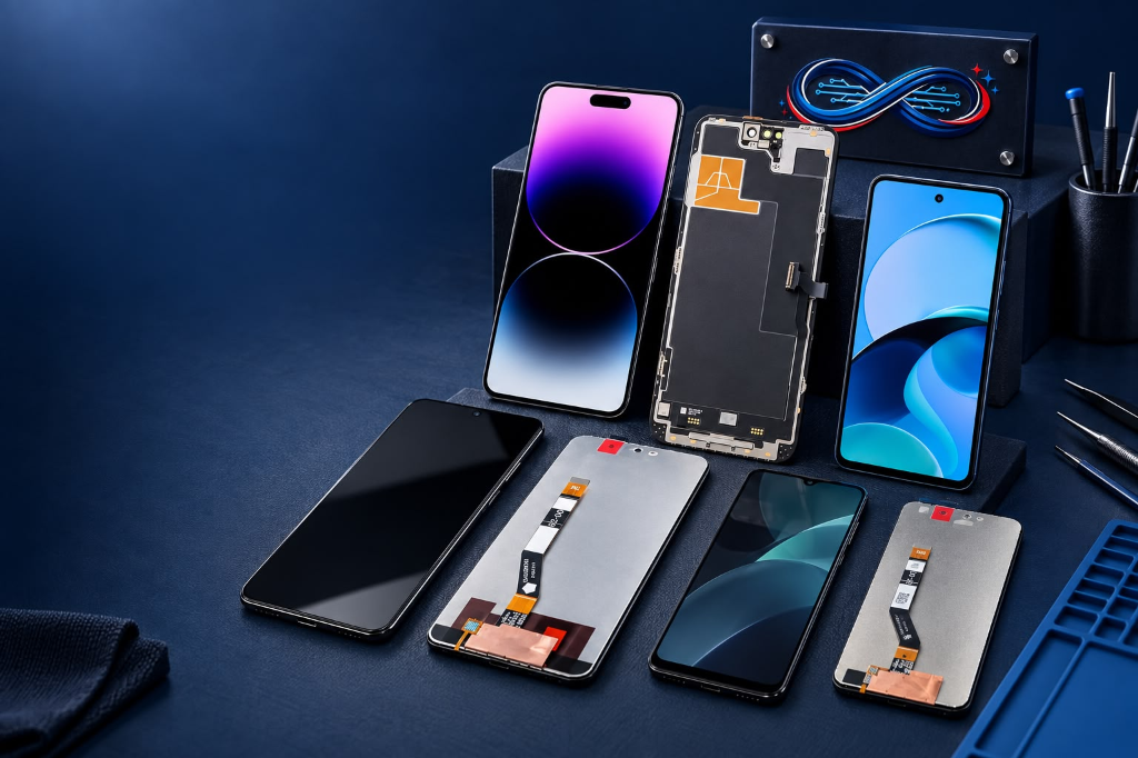 Displays e Telas Frontais para Celular no Atacado InfinityTech