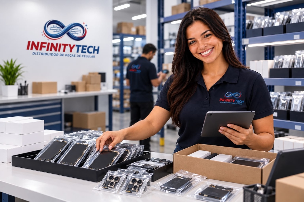 Distribuição de Peças para Celular InfinityTech para Lojistas e Assistências Técnicas